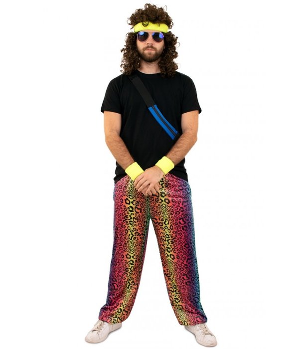 Trainingsbroek neon panter unisex