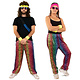 Trainingsbroek neon panter unisex