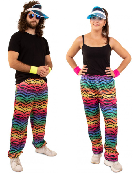 Trainingsbroek neon tijger unisex afbeelding