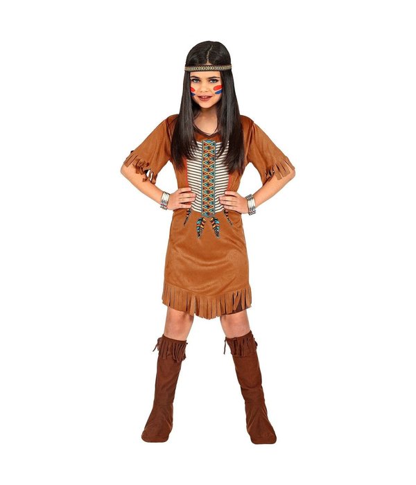 Indiaan Kostuum Inheems Meisje