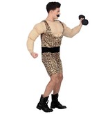 Bodybuilder Kostuum Met Spieren