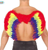 Regenboog vleugel 80x50cm