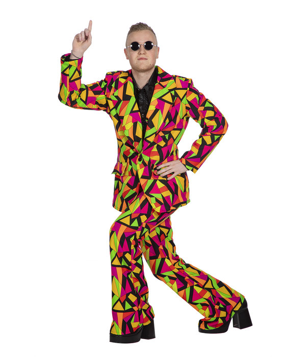 Feestpak Neon Disco  Heren