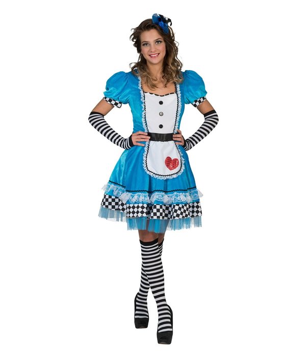 Alice In Wonderland Jurk Dames