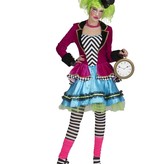 Wicked Mad Hatter Jurk Dames
