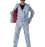 Feestpak Komische Print Heren