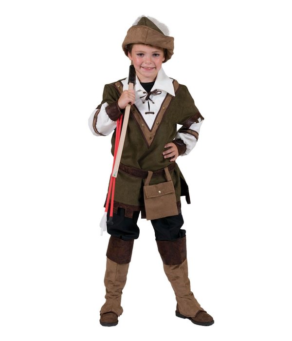 Robin Hood Kostuum Kind Donkergroen
