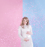 Gender reveal confetti kanon Pink - Ready to pop 60cm