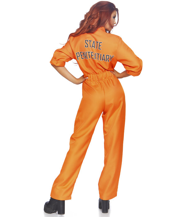 Oranje Gevangenis Jumpsuit Dames