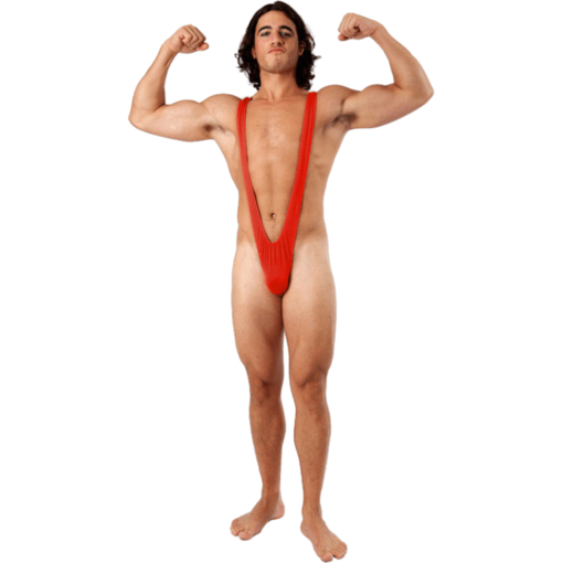 Mankini Rood