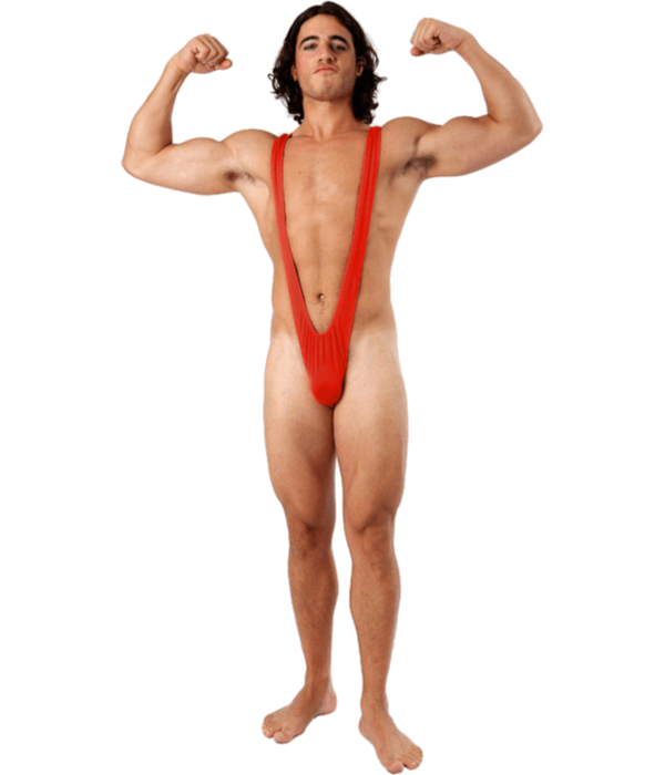 Mankini Rood
