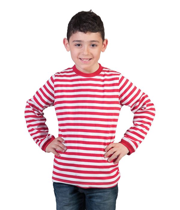 Rood/Wit Gestreept Shirt Kind