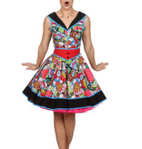 Pop-Art Rock & Roll jurk Dames