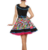 Pop-Art Rock & Roll jurk Dames