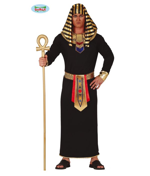 Egyptische Farao Kostuum Man Zwart