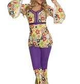 Blossom hippie kostuum dames