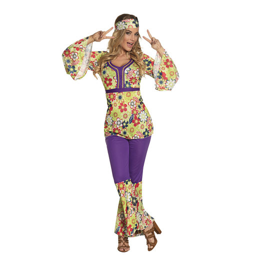 Blossom hippie kostuum dames