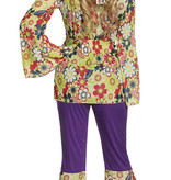 Blossom hippie kostuum dames