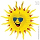 Decoratie zon 60cm