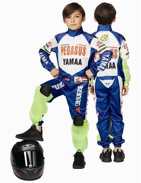 Kostuum Motor Racer voor kinderen - Moto GP maat 164