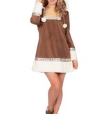 Eskimo Jurk Nanoek Bruin Vrouw