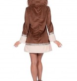 Eskimo Jurk Nanoek Bruin Vrouw