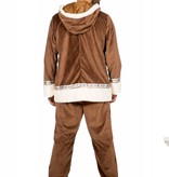 Eskimo Kostuum Anvik Bruin Man