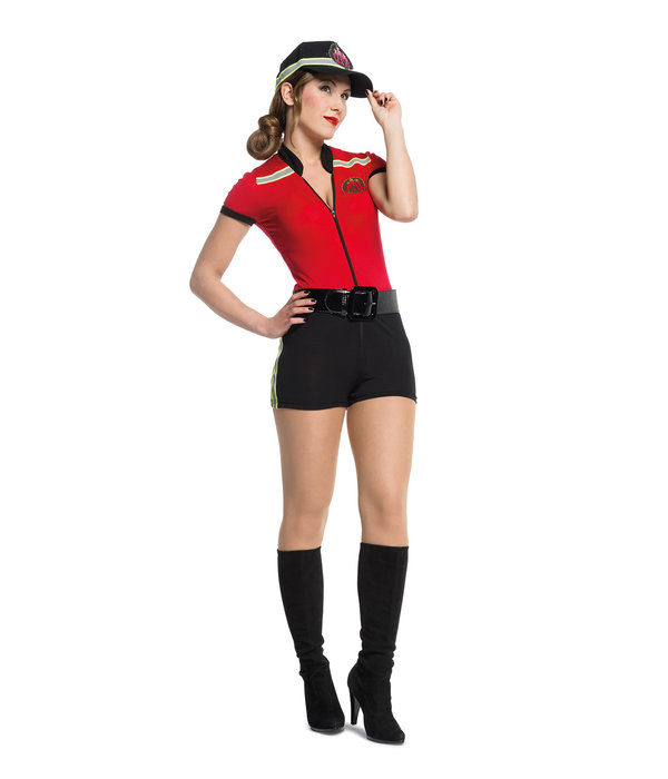 Sexy Catsuit Brandweer Dames