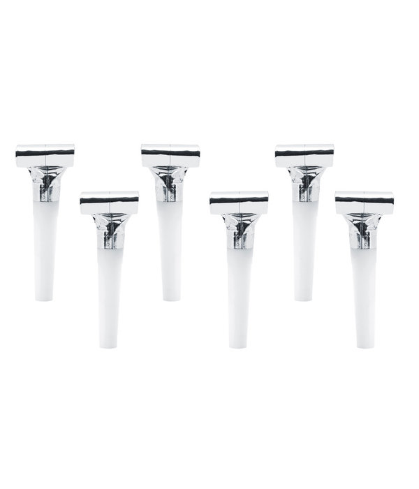 Roltongen Zilver 6 stuks