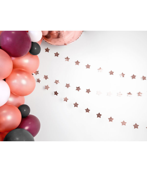 Slinger Sterren Rose Goud 360cm