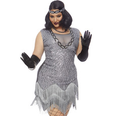 Flapper Jaren 20 Charleston Plus Size Kostuum