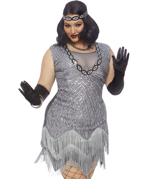 Flapper Jaren 20 Charleston Plus Size Kostuum