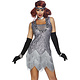 Flapper Jaren 20 Charleston Kostuum Zilver