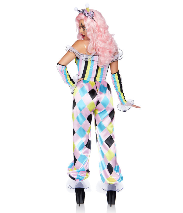 Charmante Pretty Clown Circus Kostuum Vrouw