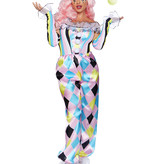 Charmante Pretty Clown Circus Kostuum Vrouw