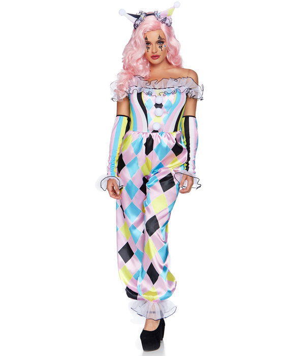 Charmante Pretty Clown Circus Kostuum Vrouw