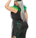 Ondeugende Heks Sterren Vrouw Kostuum Plus Size