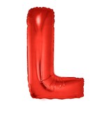 Folieballon Rood Letter 'L' Groot