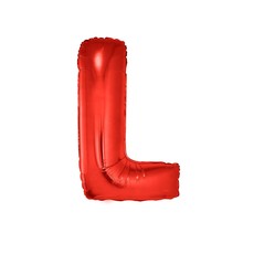 Folieballon Rood Letter 'L' Groot