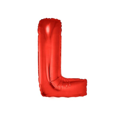 Folieballon Rood Letter 'L' Groot