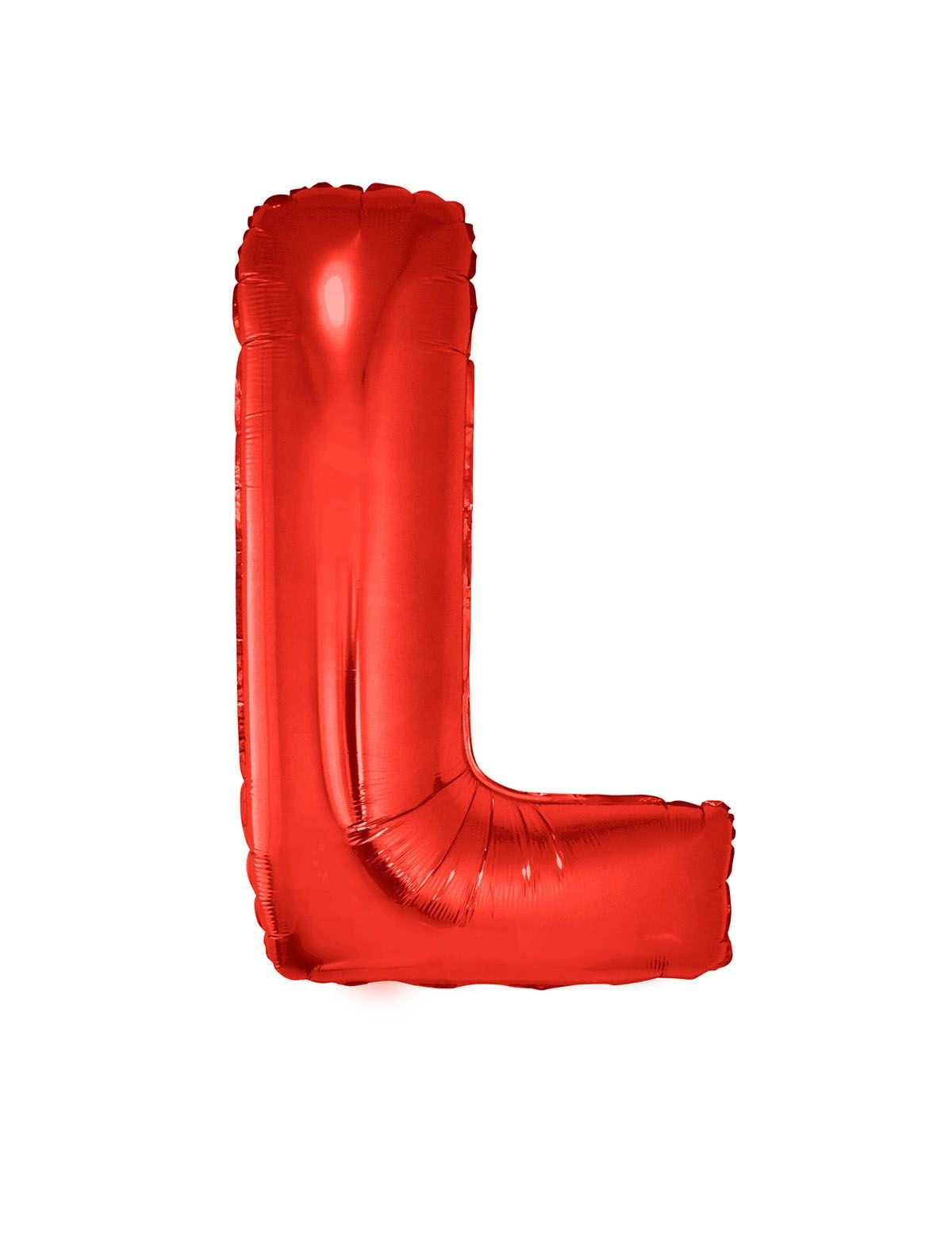 Folieballon Rood Letter &apos;L&apos; Groot afbeelding
