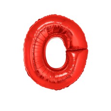 Folieballon Rood Letter 'O' Groot