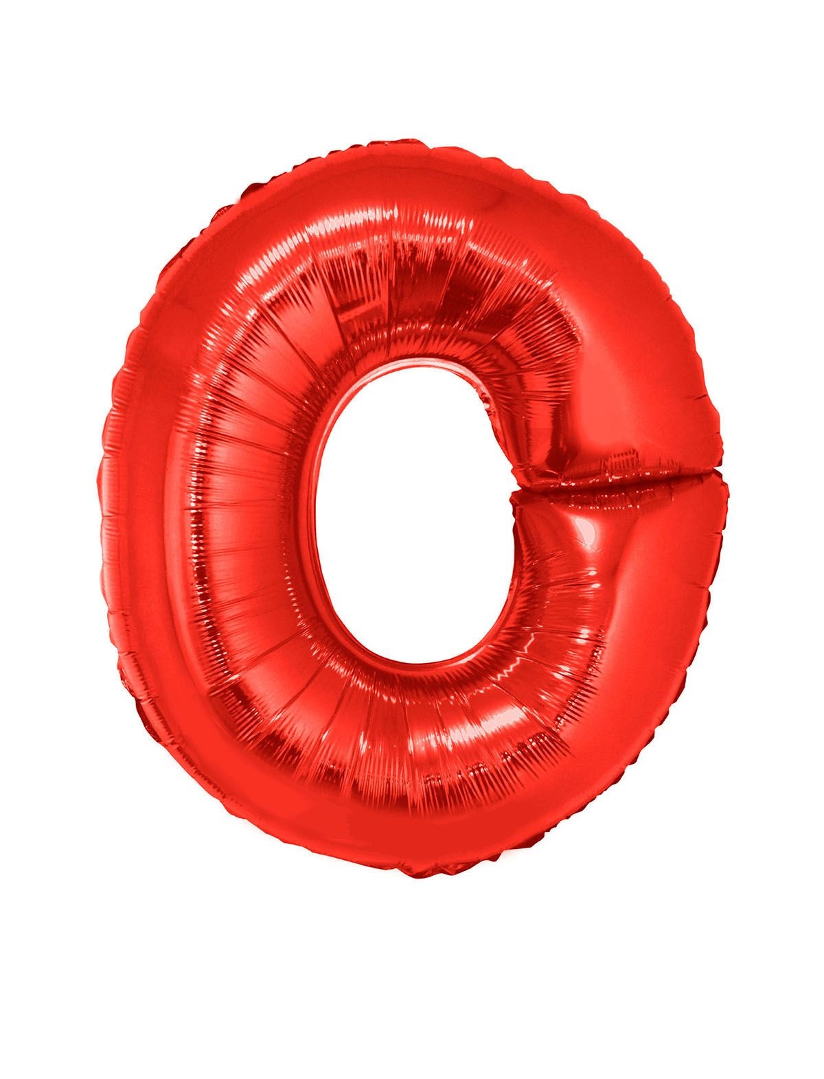 Folieballon Rood Letter &apos;O&apos; Groot afbeelding