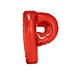 Folieballon Rood Letter 'P' Rood