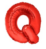 Folieballon Rood Letter 'Q' Groot