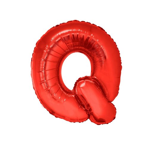 Folieballon Rood Letter 'Q' Groot