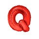 Folieballon Rood Letter 'Q' Groot