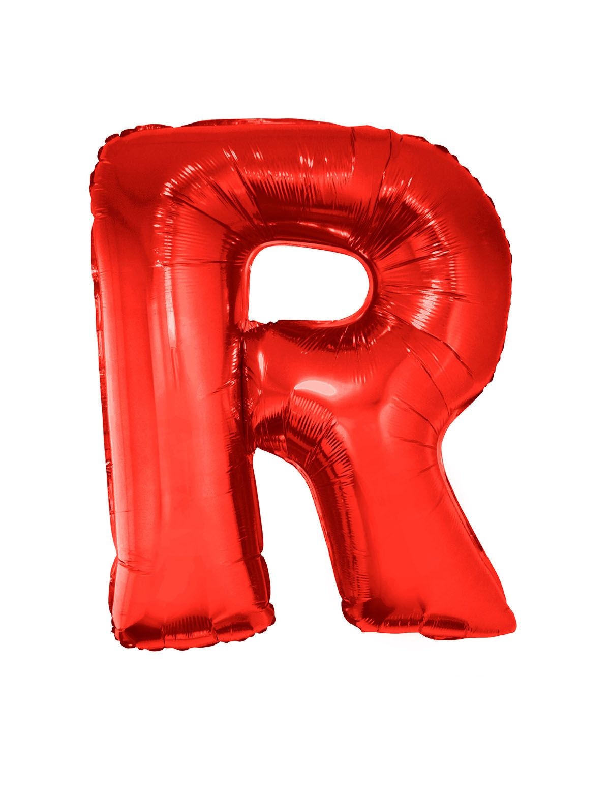Folieballon Rood Letter &apos;R&apos; Groot afbeelding