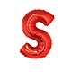 Folieballon Rood Letter 'S' Groot