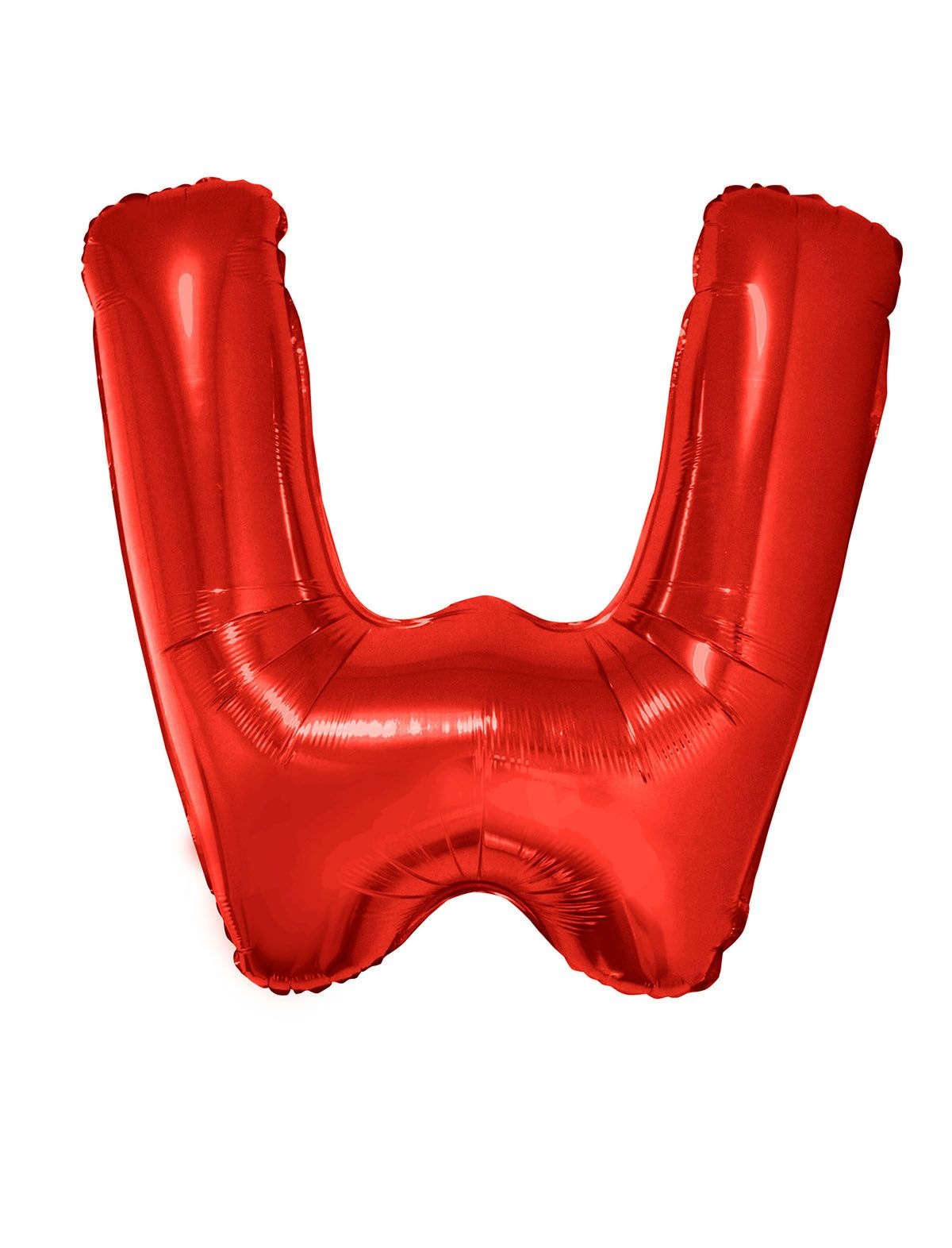Folieballon Rood Letter &apos;W&apos; Groot afbeelding